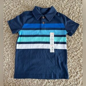 Jumping Beans Blue Striped Boys Polo